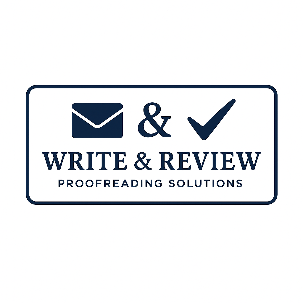 Write & Review Logo
